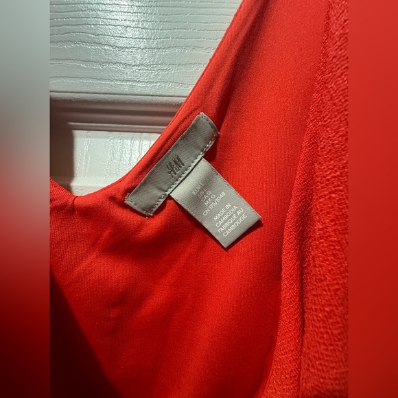 H&M Vibrant Red Backless Dress - Picture 7 of 7